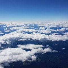 Flugwegposition um 10:55:37: Aufgenommen in der Nähe von Kapellen, Österreich in 6058 Meter